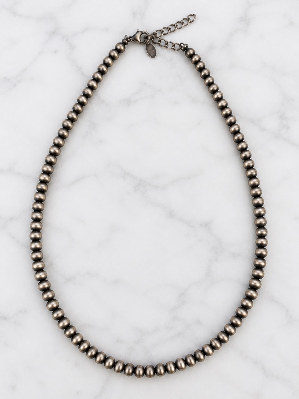 4MM Desert Pearls Sterling Silver - 16 inches with 1 in Extender - Picture 2 of 4